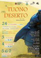 Il Tuono nel deserto alla Sala Teatro Vittoria Copertina