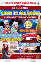 Anticipato al 13 novembre "Luci in Allegria" Copertina