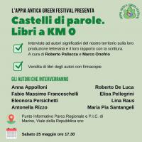 "Castelli di scrittori " all'Appia Green Festival Copertina