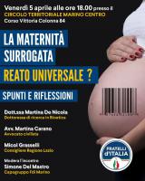 "La maternit surrogata: reato universale?" Copertina