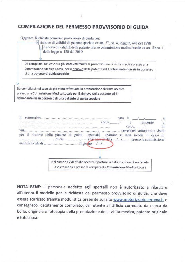 visita medica rinnovo patente si puo scaricare